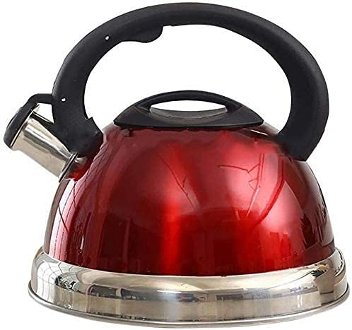 **EFHJSUIR 3L Stainless Steel Whistling Tea Kettle - Stovetop Safe, Food Grade, Heat-Resistant Handle - Perfect for Boiling Water, Brewing Tea, or Coffee Making in Your Kitchen**