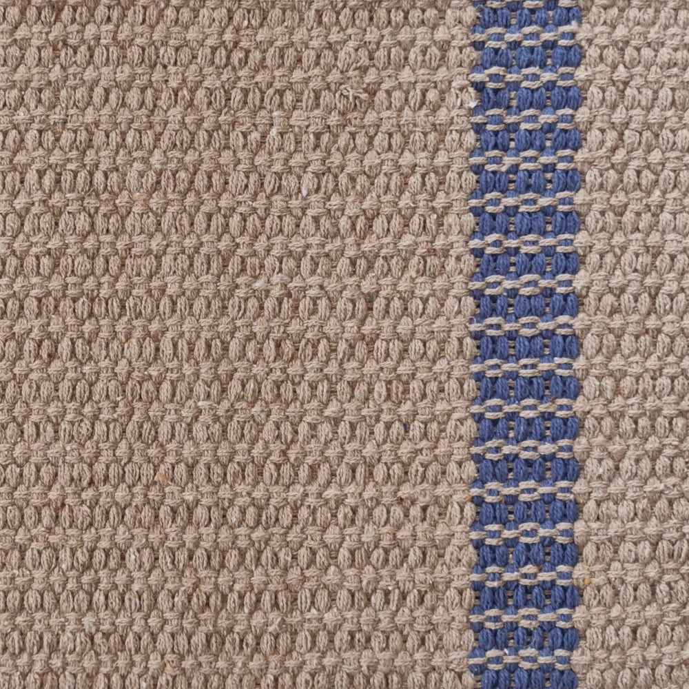 Conner Jute Runner Rug 37x180cm Navy Blue - Natural Eco-Friendly Jute Area Rug for Living Room, Bedroom, Hallway & Entryway