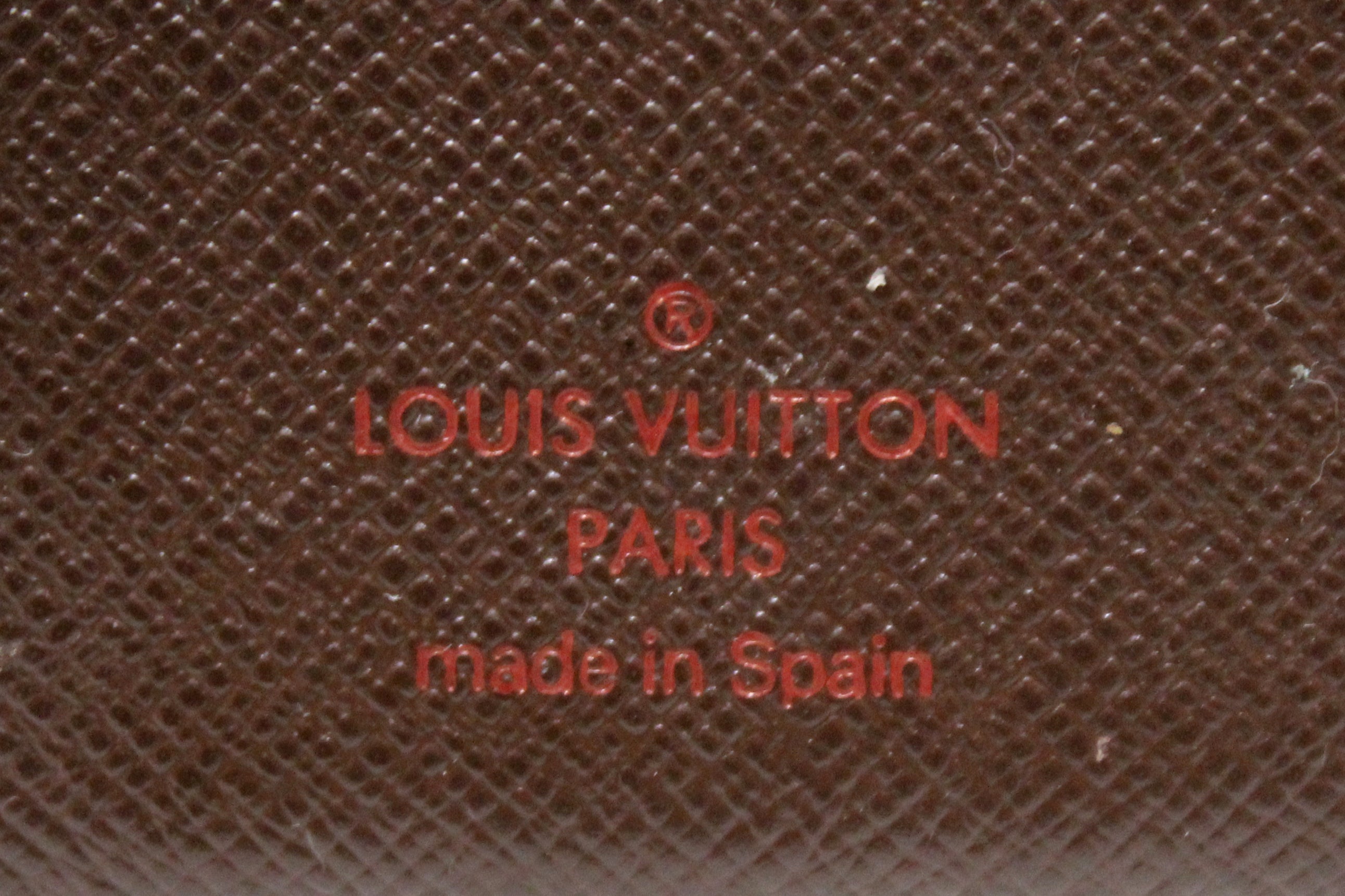 Authentic Louis Vuitton Damier Ebene Canvas Checkbook Wallet - Luxury Organizer for Credit Cards, Bills & Receipts - Perfect for Business Professionals & Travel