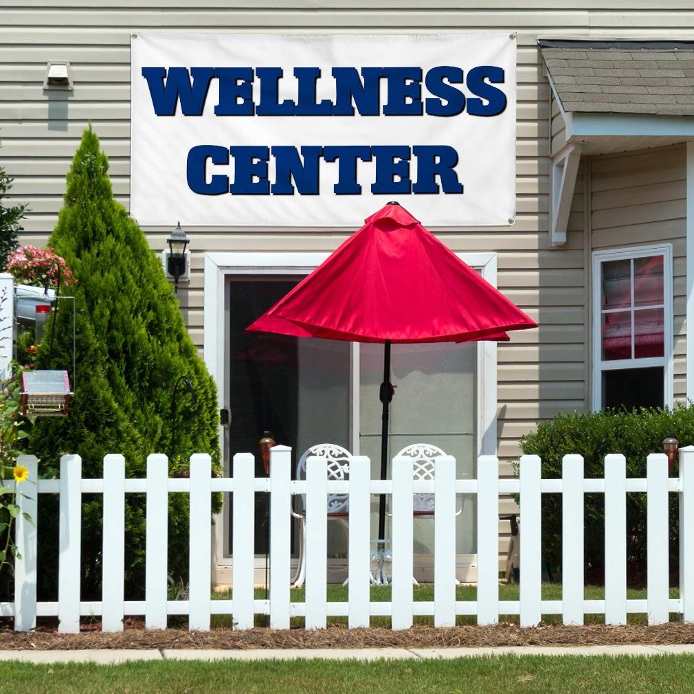 Premium Vinyl Banner for Wellness Centers & Healthcare Businesses - 48x96 Inches, Weatherproof, Outdoor & Industrial Use with 8 Grommets - Perfect for Yard Signs, Storefronts & Event Displays