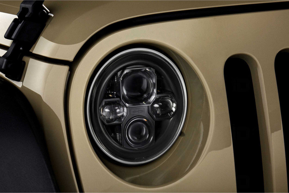 JEEP WRANGLER (JK) Sealed LED Headlights - High Performance Off-Road Lighting for Jeep Wrangler JK Models - Perfect for Night Driving & Off-Road Adventures