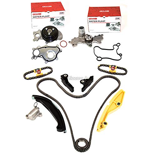 Mizumo Auto MA-9761294433 Timing Chain Kit with Water Pump & 3 Bolt Flange - Compatible with 2015-2017 Ford Mustang & Transit 3.5L V6 Engine - Perfect for Engine Repair & Maintenance