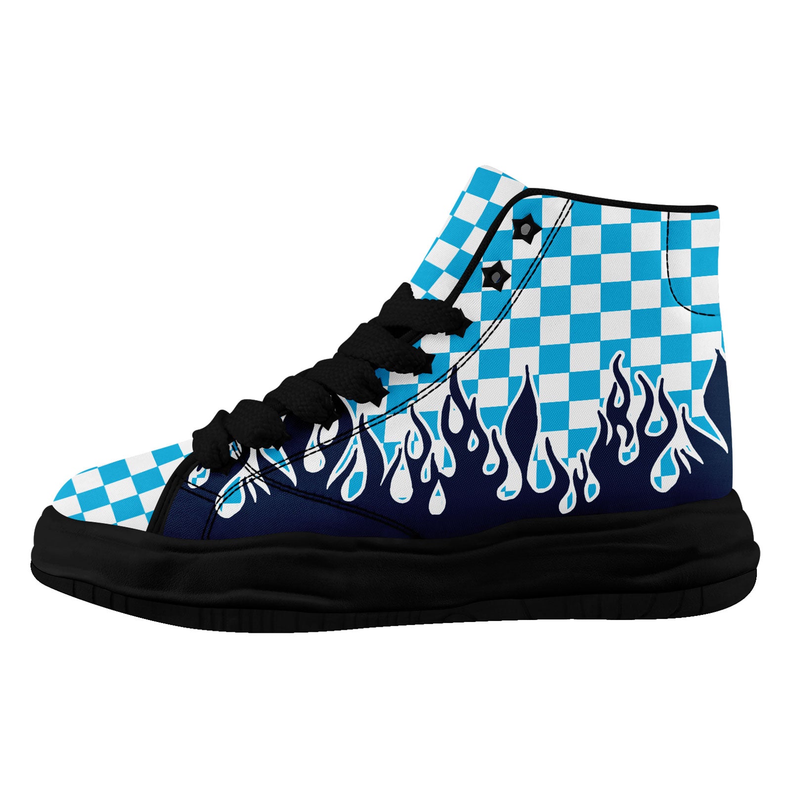Custom Blue & White Tennessee Firesoul Shoes - Personalized Sneakers for Men & Women | Breathable Comfort for Running, Gym & Casual Wear (Style FN039 D020272, Size 32)