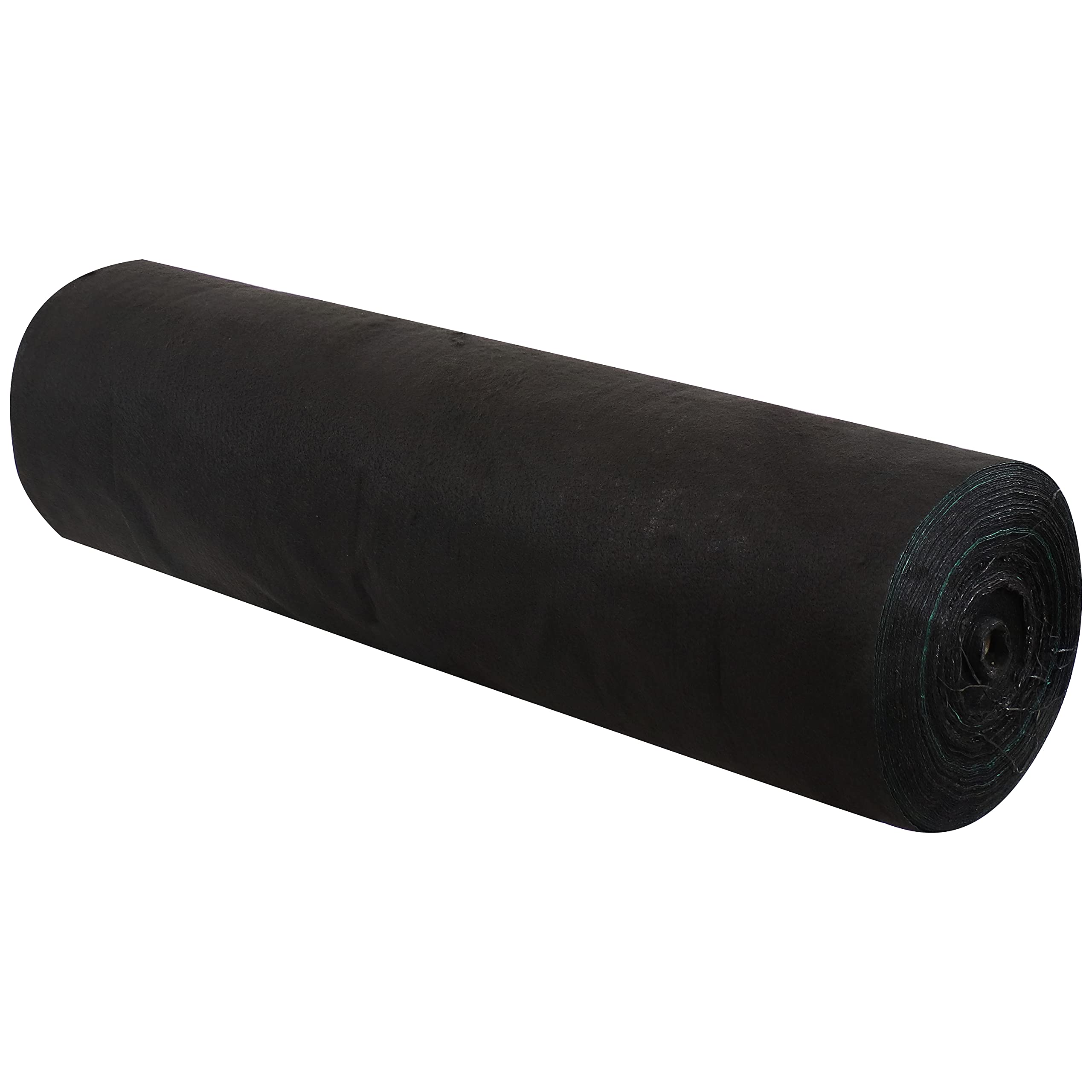 Sunnydaze 4-Pack 300ft Woven Polypropylene Weed Barrier Landscape Fabric - Heavy Duty 5.8oz Black Garden Fabric with 70 Landscape Staples - Perfect for Weed Control in Gardens, Flower Beds & Landscaping Projects