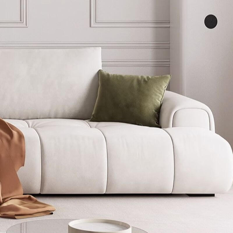 Modern L-Shaped Sectional Sofa with Chaise Lounge, Left-Facing Design, Natural Wood Legs & Hidden Support - Perfect for Living Room, Home Theater & Small Spaces