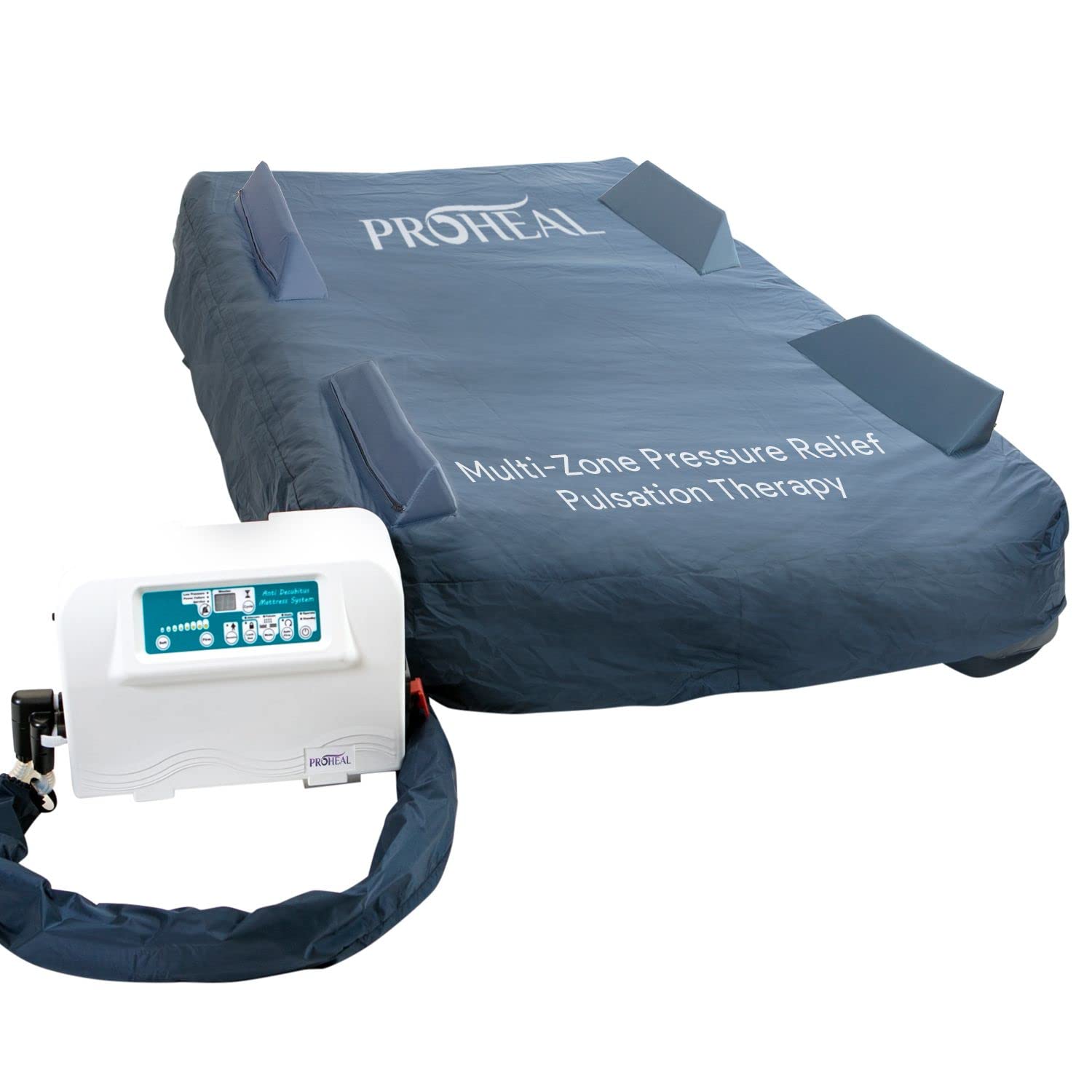 Bariatric Low Air Loss Alternating Pressure Mattress for Bed Sores Relief - 48