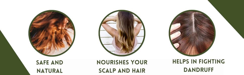 KHADI RISHIKESH Herbal Henna Powder for Hair Growth | Natural Hair Conditioner Reduces Hair Fall & Dandruff | Handmade Mehndi Powder Repairs Damage & Strengthens Hair | Paraben & Chemical Free | 150g with Free Hair Coloring Brush | Perfect for Natural Hair Care & DIY Hair Coloring at Home
