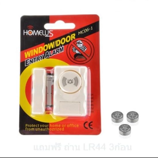 105dB Wireless Door Window Alarm - Burglar Alert Security Sensor for Home & Office Safety | Easy DIY Installation for Windows & Doors