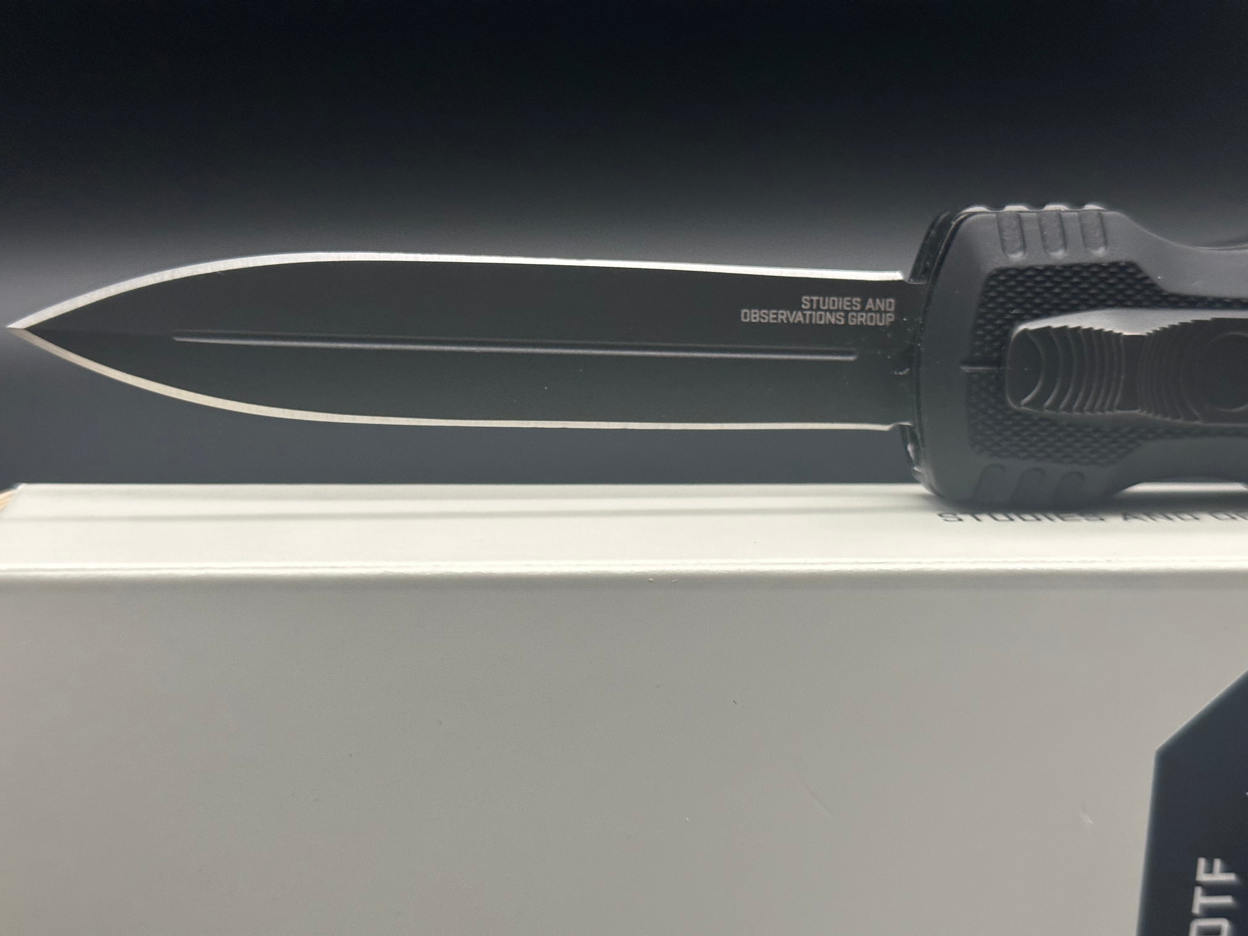 SOG Pentagon OTF Automatic Knife - Tactical Spring Assisted Pocket Knife for Outdoor, Camping, EDC & Survival Gear | Durable Stainless Steel Blade & Ergonomic Handle