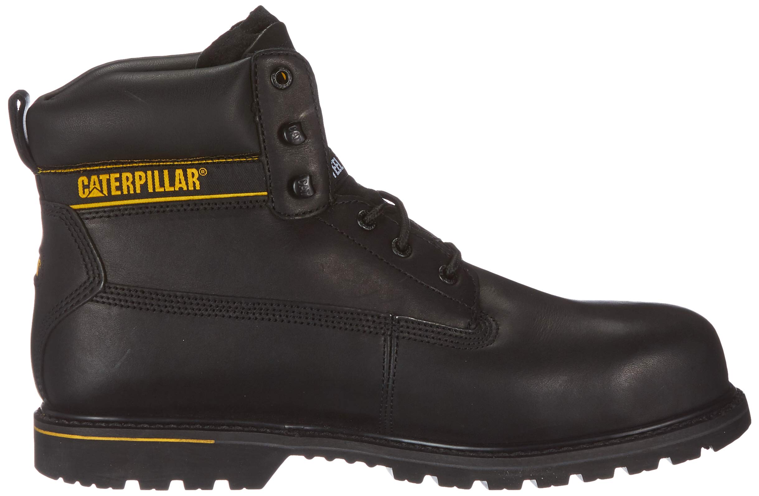 Caterpillar Men's Safety Work Boots - Steel Toe, Slip Resistant, Ankle Support for Construction & Industrial Use