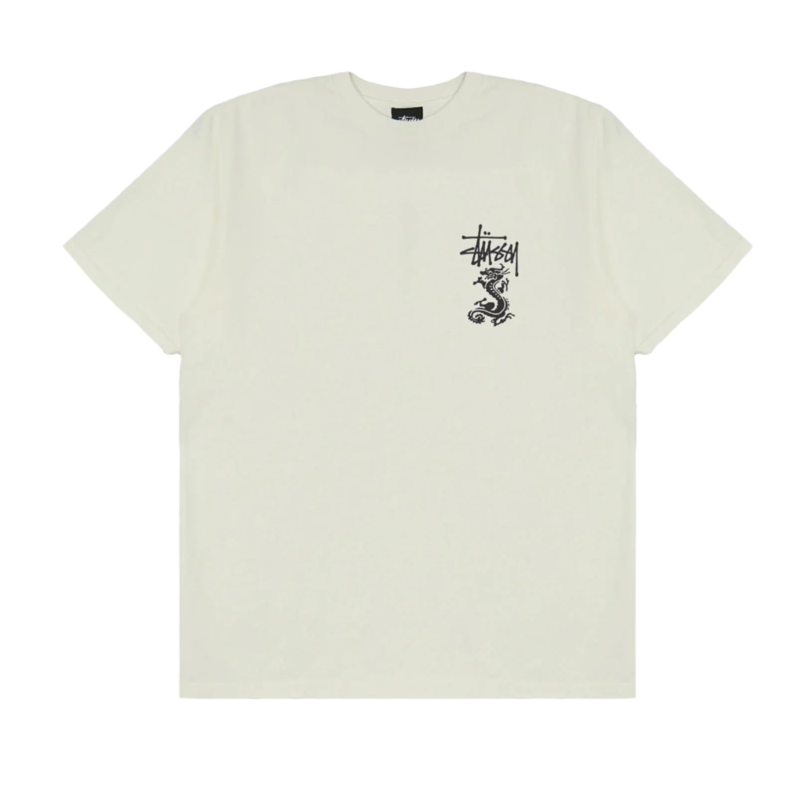 Stussy Double Dragon Graphic T-Shirt for Men - Streetwear Fashion, Casual Wear & Urban Style - Perfect for Daily Outfits, Parties & Street Photography