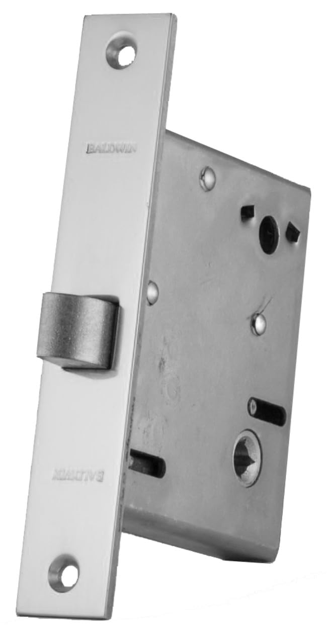Baldwin 8530.L Small Case Mortise Lock - Left Handed, Oil Rubbed Bronze Finish - Perfect for Estate Doors, Interior/Exterior Home Security