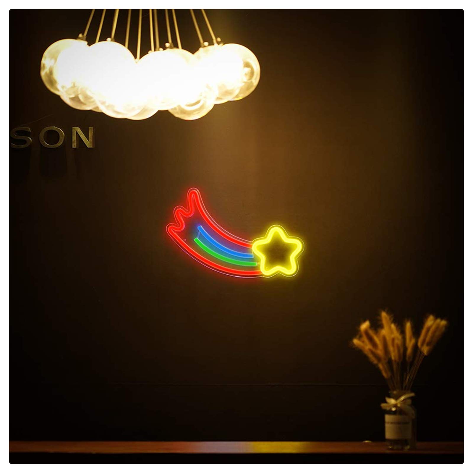 Custom LED Neon Signs - Personalized Wall Decor Art for Home, Bedroom, Christmas & Valentine's Day Party | Dimmable Neon Light for Gifts, Bars, Weddings & Business Branding