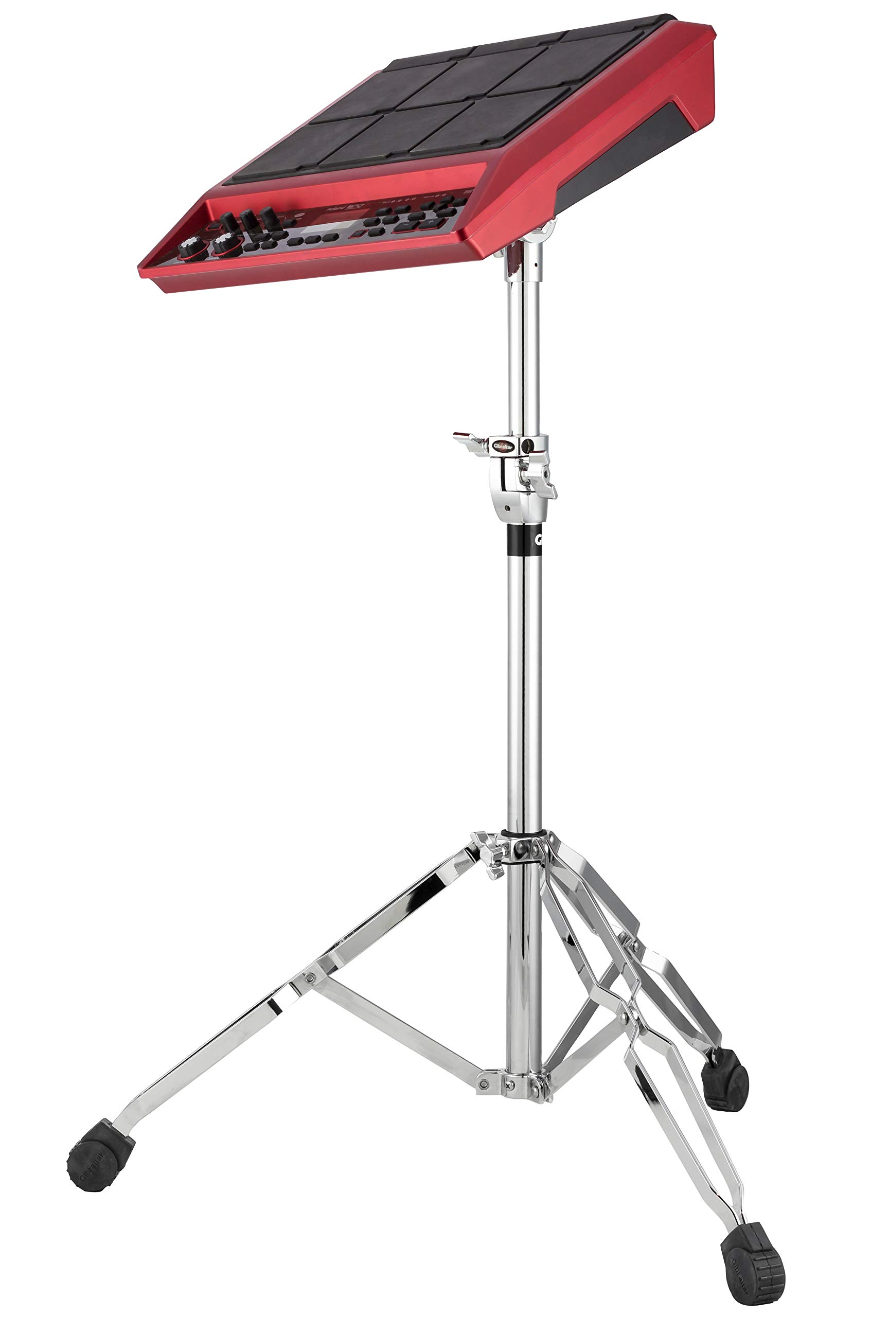 Gibraltar 6713E HD Heavy-Duty Double Braced Electronics Mounting Stand for DJ Equipment, Keyboards & Studio Monitors - Perfect for Live Performances & Home Studios