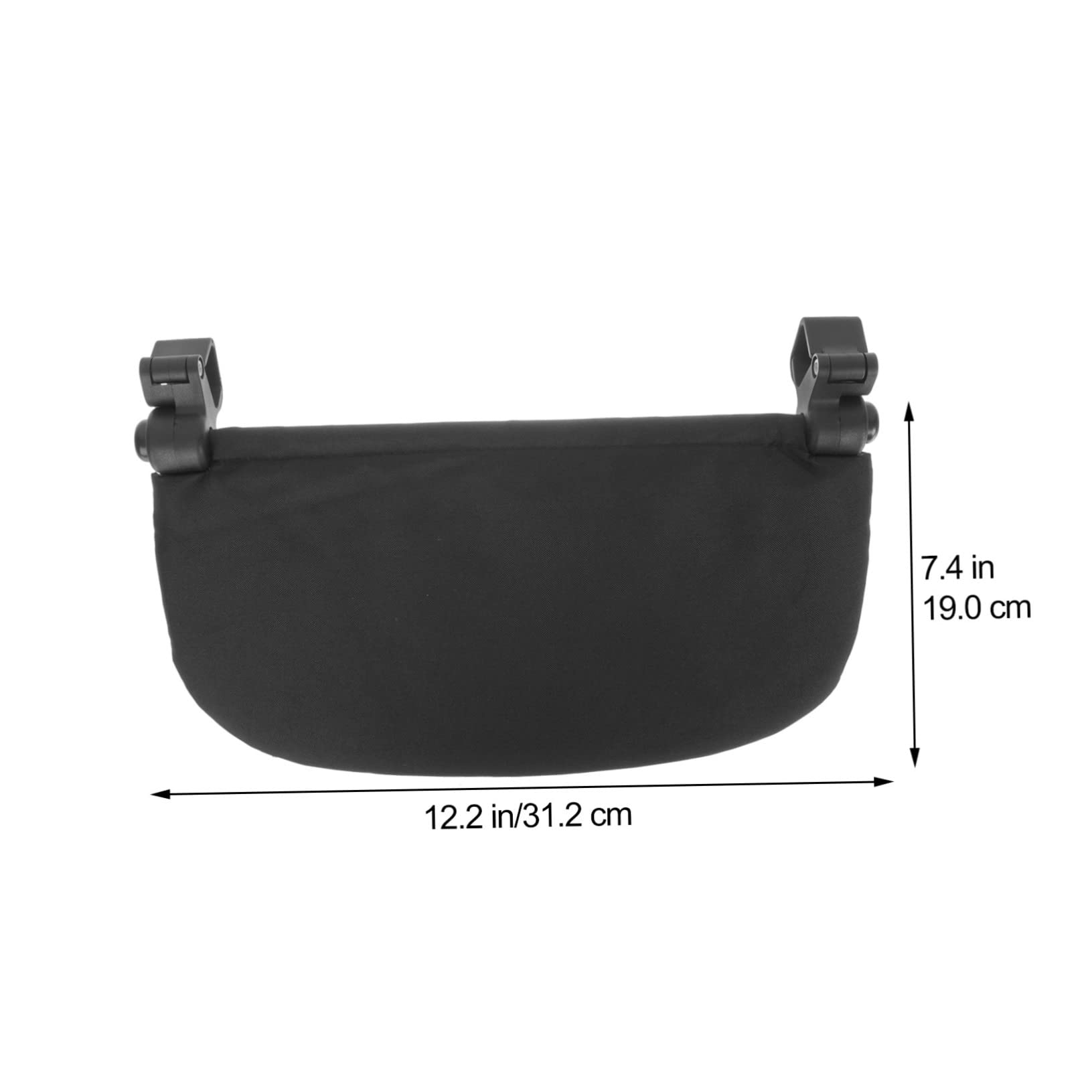 Wakauto 4pcs Stroller Foot Rest - Black Plastic Pedal Pushchair Accessories for Baby Strollers & Prams - Perfect for Walking, Shopping & Traveling with Kids