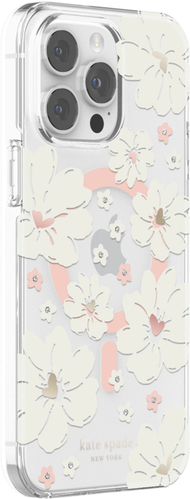 Kate Spade New York Floral MagSafe Case for iPhone 14 Pro Max - Stylish Protective Phone Cover with Wireless Charging - Perfect for Work, Travel & Everyday Use