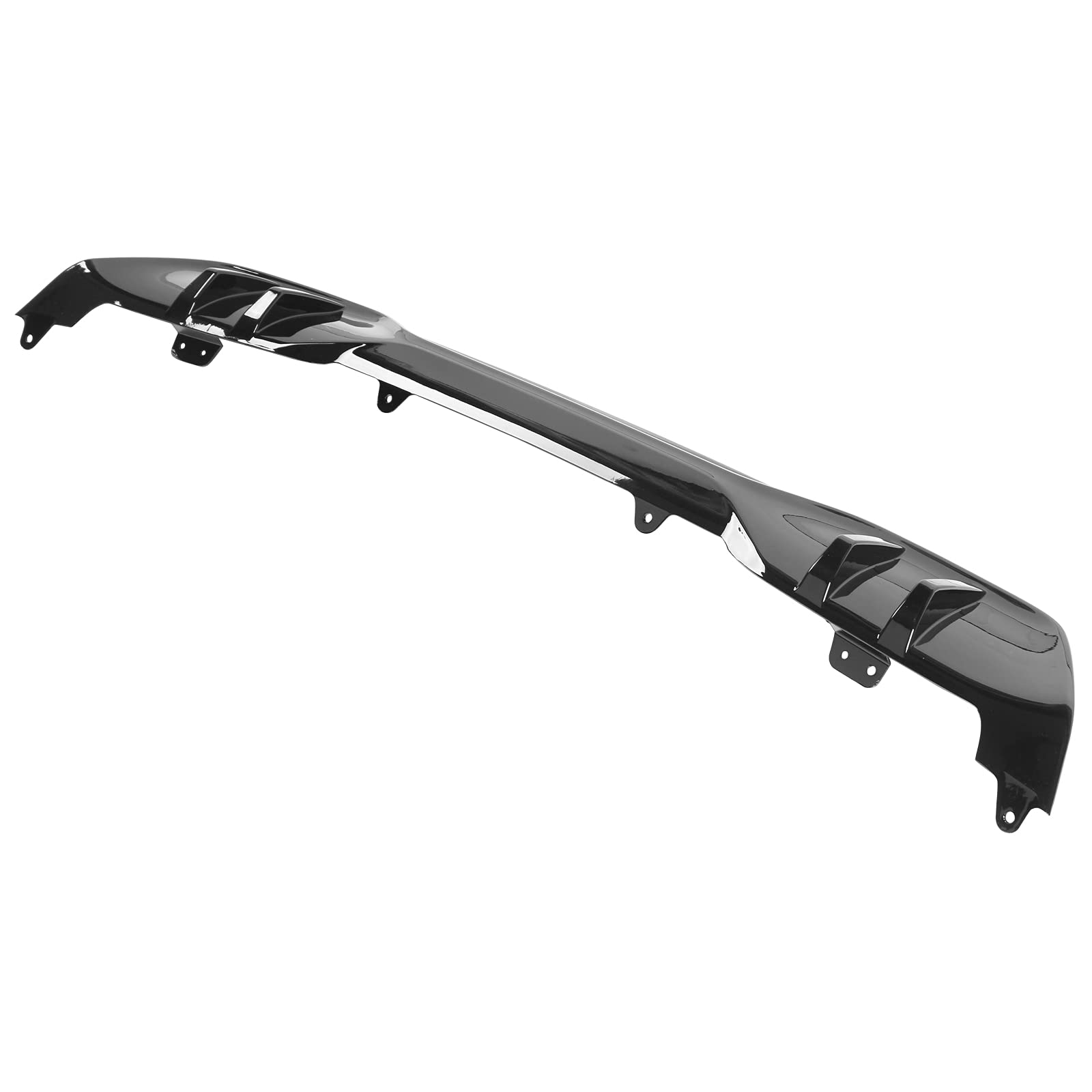 IKON MOTORSPORTS Rear Bumper Lip Diffuser for 2019-2025 BMW G05 X5 M Sport | PP MP Style Gloss Black Bumper Protector | Enhances Aerodynamics & Style for Street & Track Performance