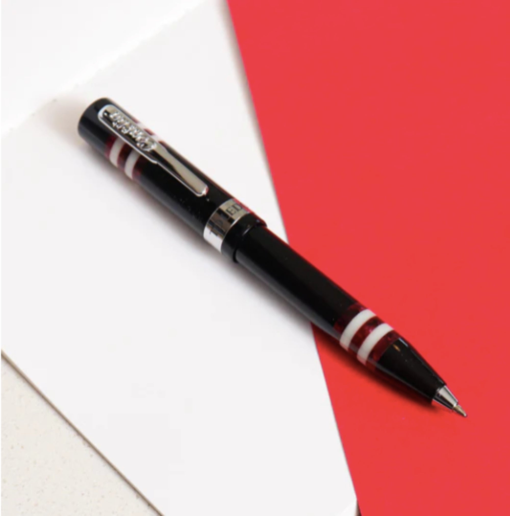Conklin Toledo Burgundy Ballpoint Pen - Premium Writing Instrument for Office, Business & Gifts - Elegant Design for Professionals & Pen Collectors