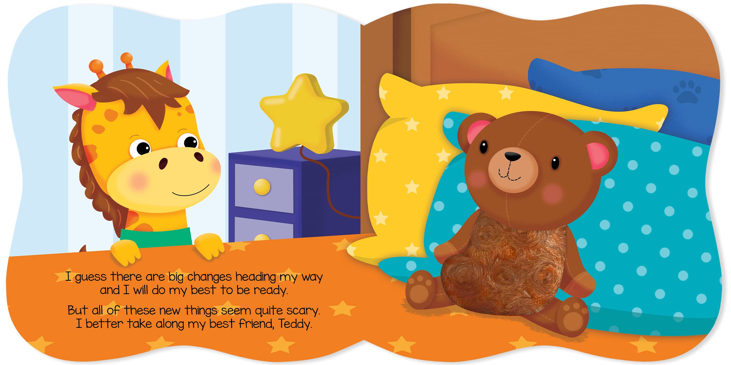 My Big Bed - Touch and Feel Sensory Board Book for Toddlers - Interactive Early Learning Book for Bedtime & Playtime