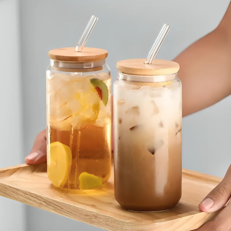PrimeWorld 550ml Insulated Tumbler with Lid - Leakproof Stainless Steel Coffee Mug for Iced Coffee, Smoothies, Cocktails & Cold Drinks - Perfect for Home, Office, Bar Parties & Outdoor Use