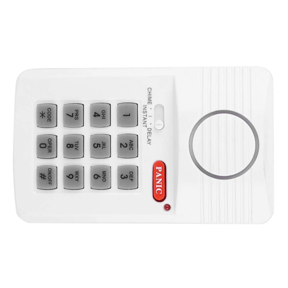 Wireless Home Security Alarm System with Keypad & Panic Button - No Wiring Required, Rustproof for Doors, Sheds & Home Offices | Ideal for Home Protection & Small Business Security