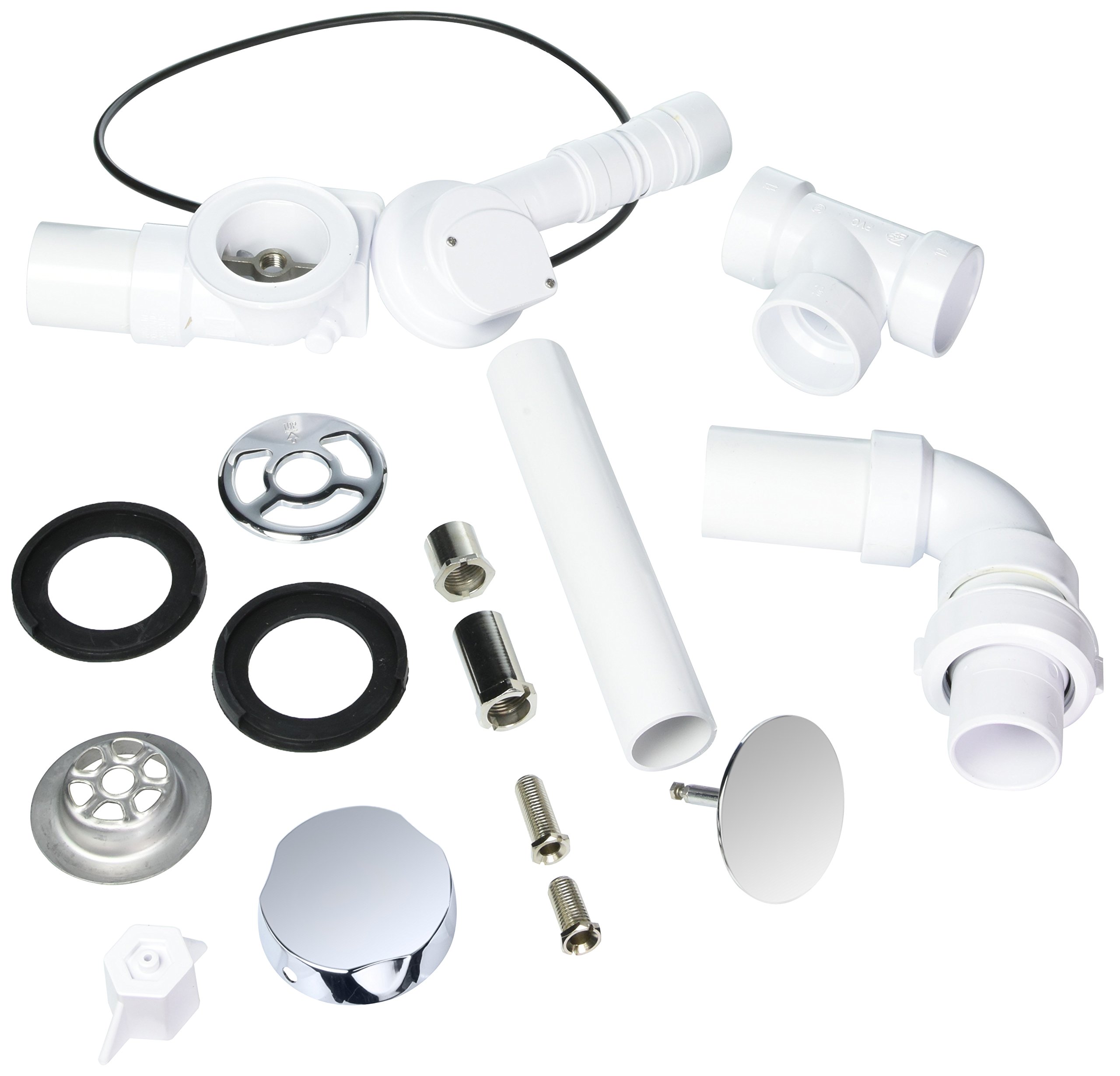 Duravit 790237 Chrome Small Bathtub Drain - Perfect for Bathroom Renovation & Spa-Style Relaxation