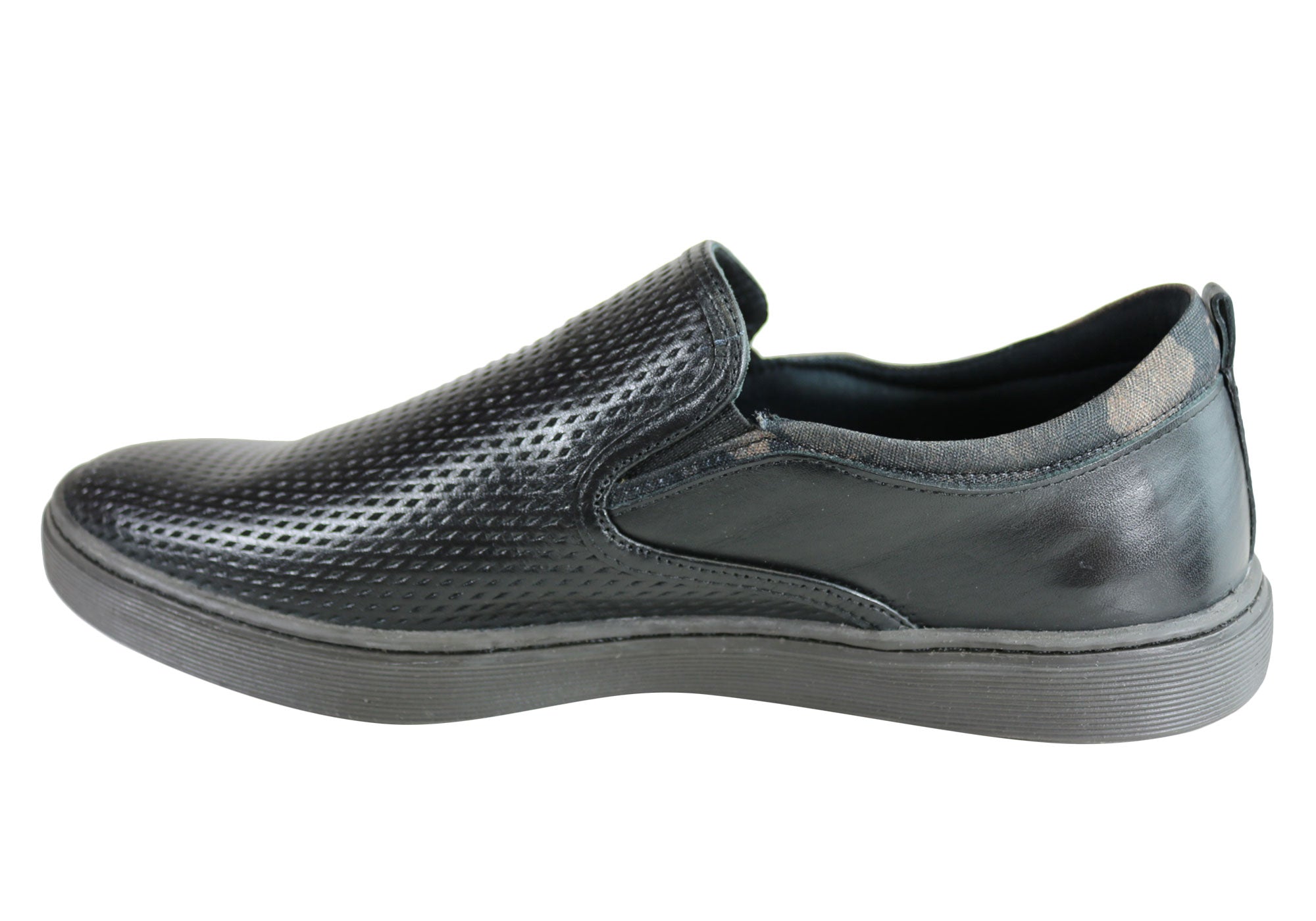 Ferricelli Atlas Men's Leather Casual Shoes - Cushioned Comfort, Handcrafted in Brazil - Perfect for Walking, Travel & Everyday Wear