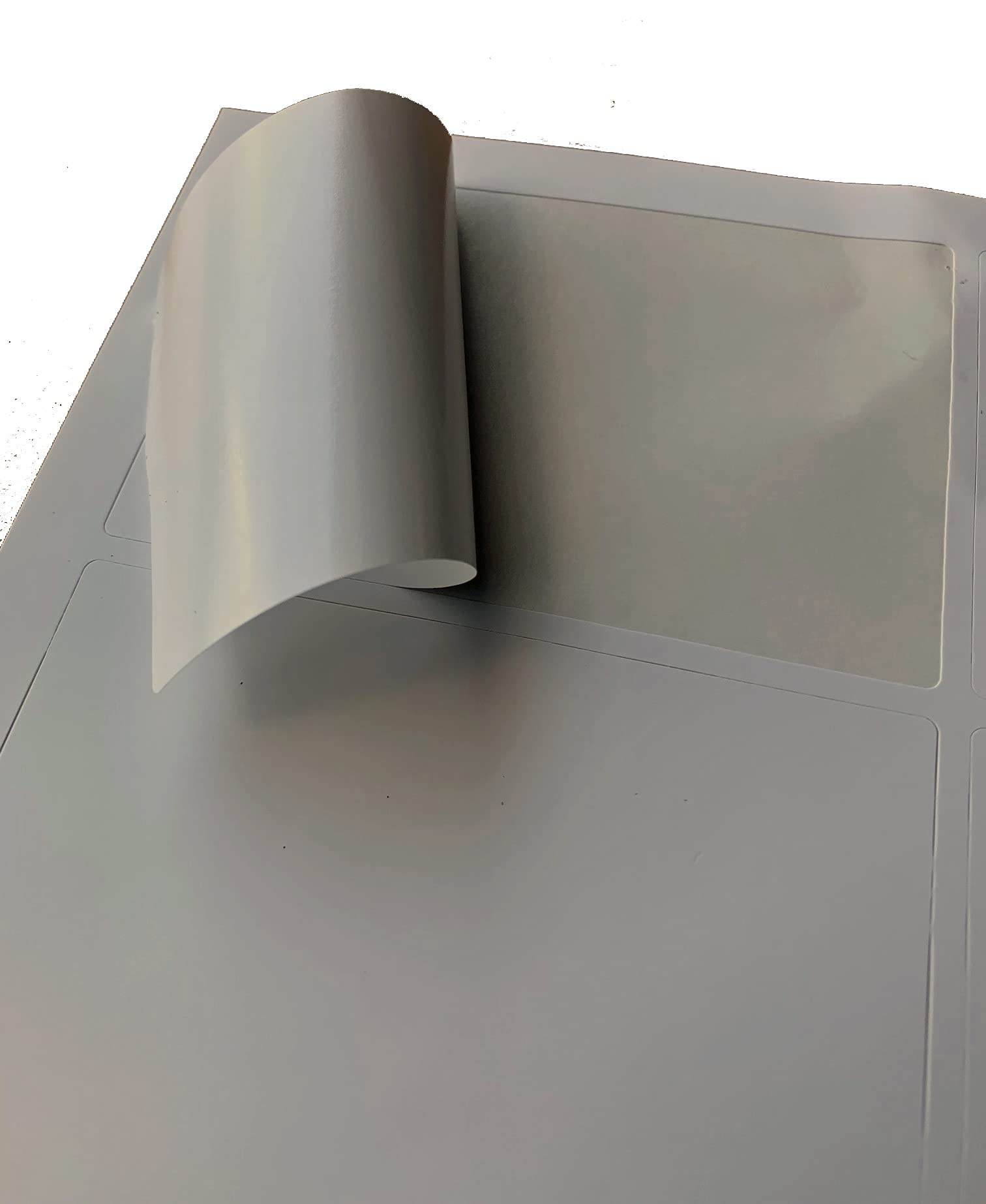 800 Label Outfitters 3.75” x 2.43” Weatherproof White Laser Vinyl Permanent Adhesive Labels - Perfect for Shipping, Mailing, Organizing & Outdoor Use