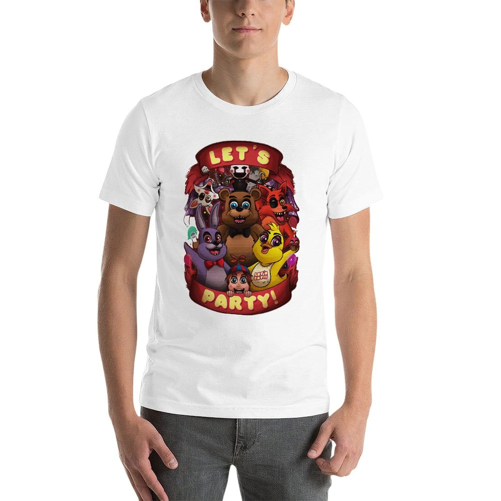 Horror Video Game T-Shirt for Men - Scary TV Player Merch Cotton Tee - Perfect Gift for Gamers & Horror Fans - Great for Gaming, Halloween & Casual Wear