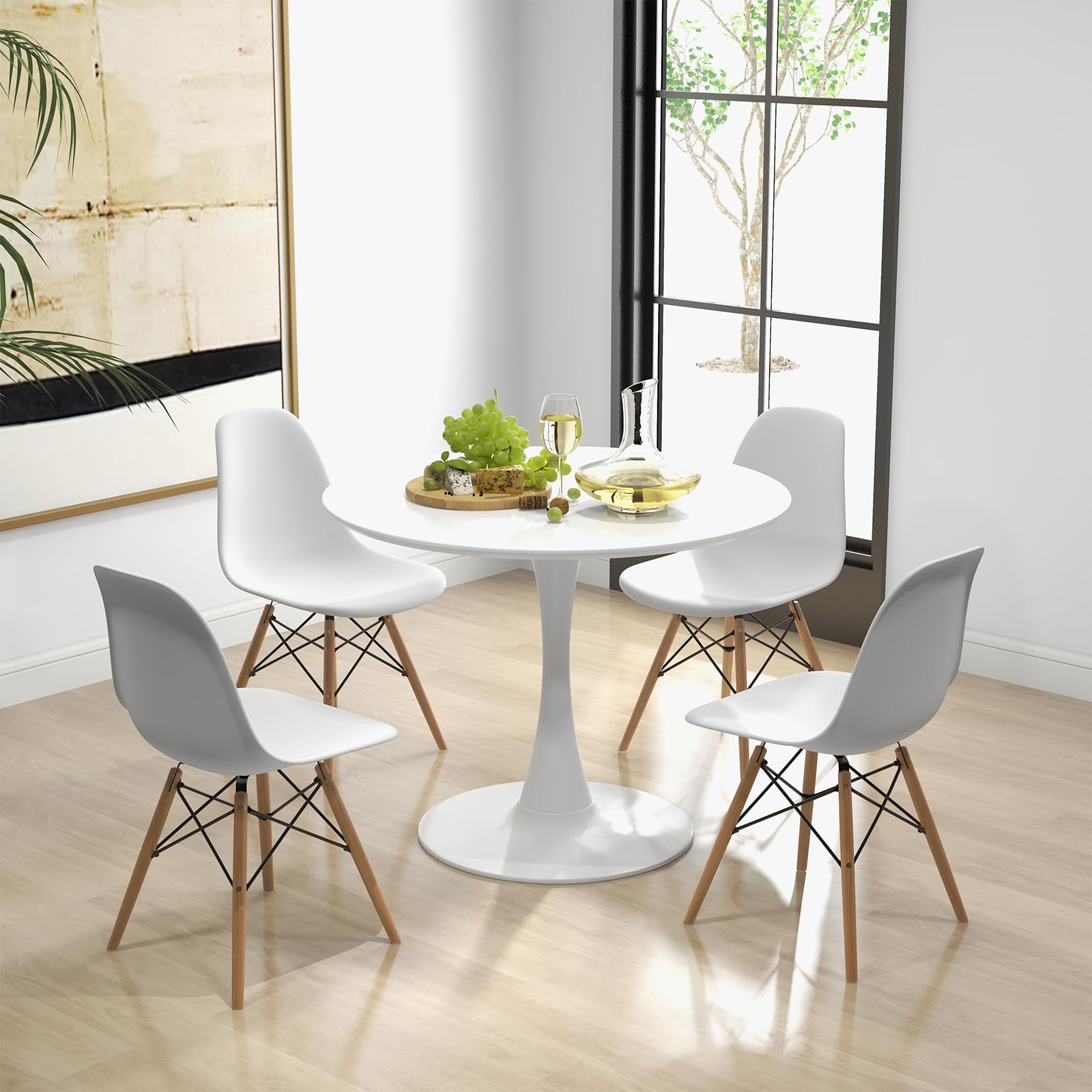 Giantex 5-Piece Modern Kitchen Dining Set - 32