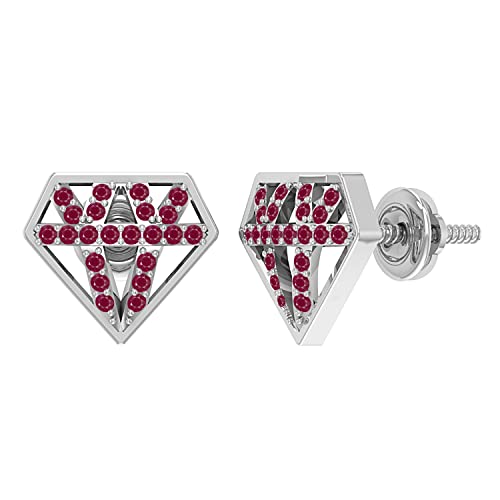 Ruby in Screw Back