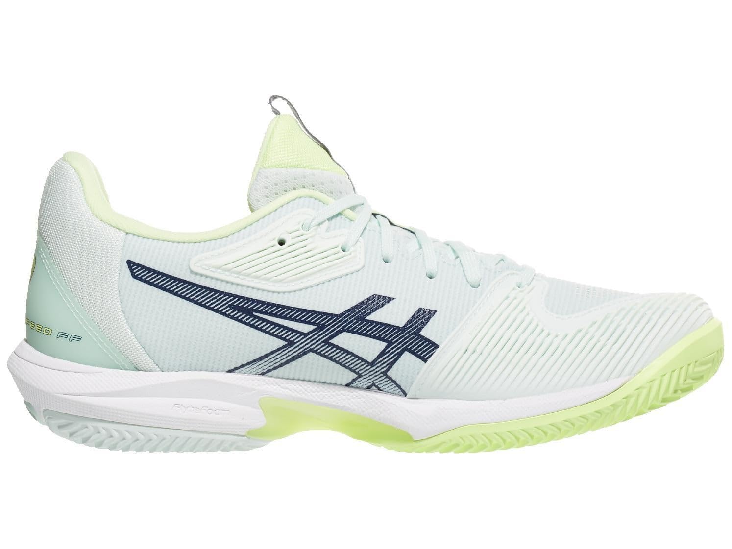 ASICS Women's SOLUTION SPEED FlyteFoam 3 CLAY Tennis Shoes - Lightweight & Durable for Clay Courts | Perfect for Competitive Play & Training