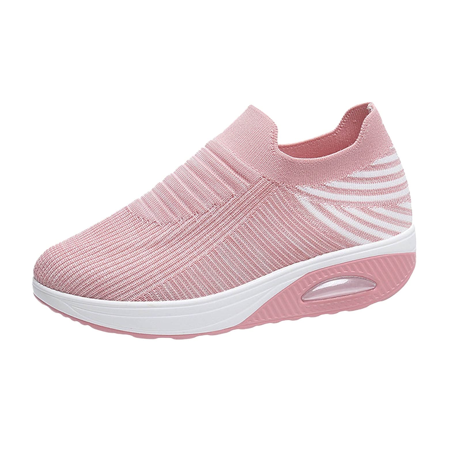 MLAGJSS Women's Casual Slip-On Sneakers - Breathable Comfort Flats with Wedge Sole for Walking, Travel & Outdoor Activities | Lightweight Leisure Shoes for Work, Shopping & Daily Wear