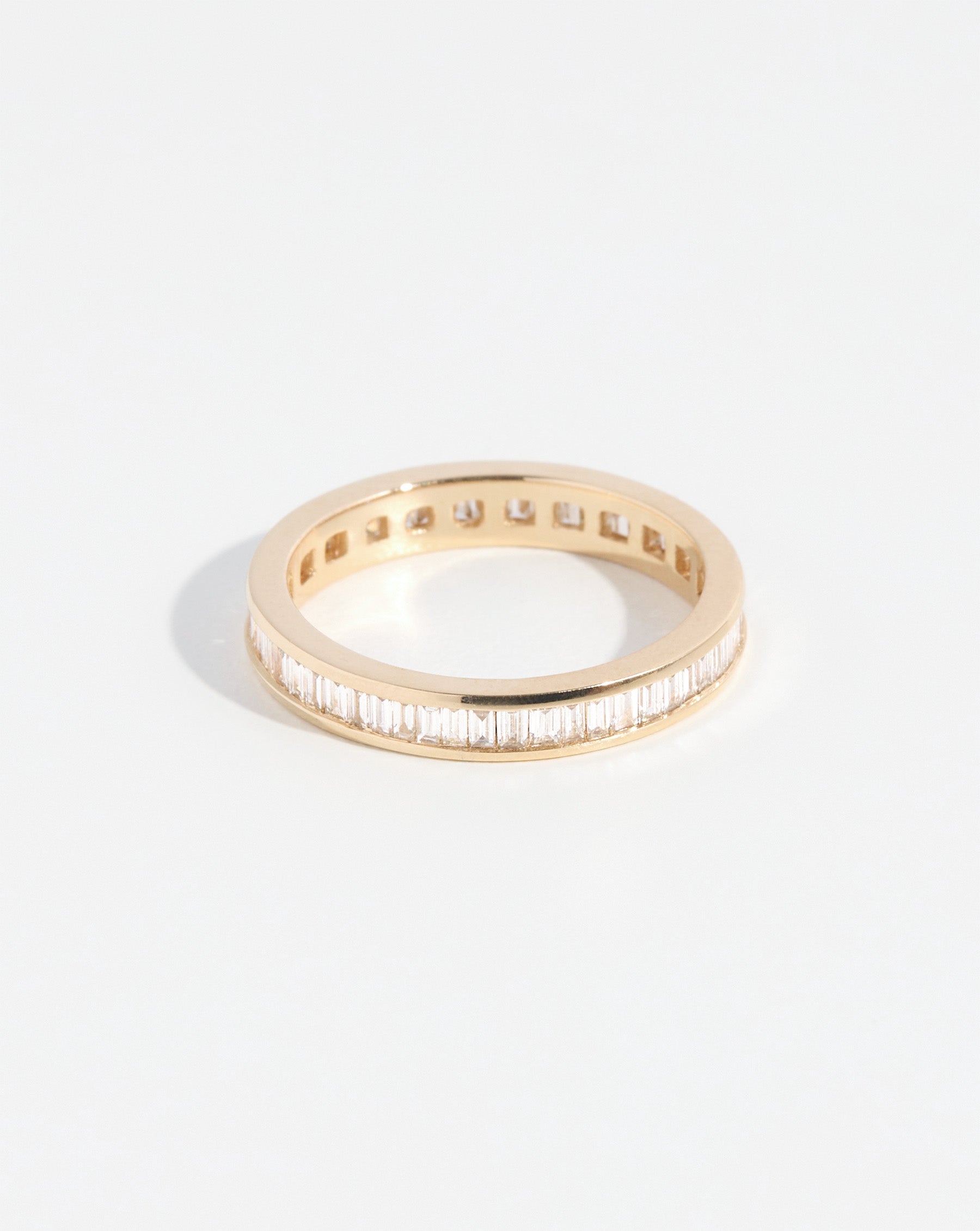 Exquisite Baguette Diamond Channel Set Eternity Wedding Band - Perfect for Anniversaries, Engagements & Special Occasions