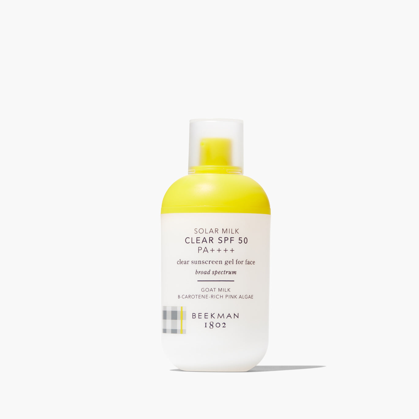 SPF 50 Solar Milk Clear Sunscreen Gel for Face - Lightweight UV Protection for Daily Use, Outdoor Activities & Beach Days