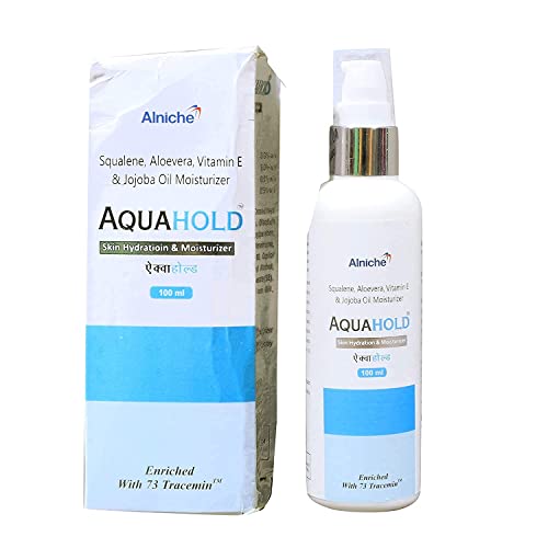 MG Glow Alniche AQUAHOLD 72-Hour Hydrating Moisturizer Lotion for Men & Women - Deep Skin Hydration & Moisture Lock for All Skin Types - Perfect for Dry Skin Care, Daily Face & Body Moisturizing Routine