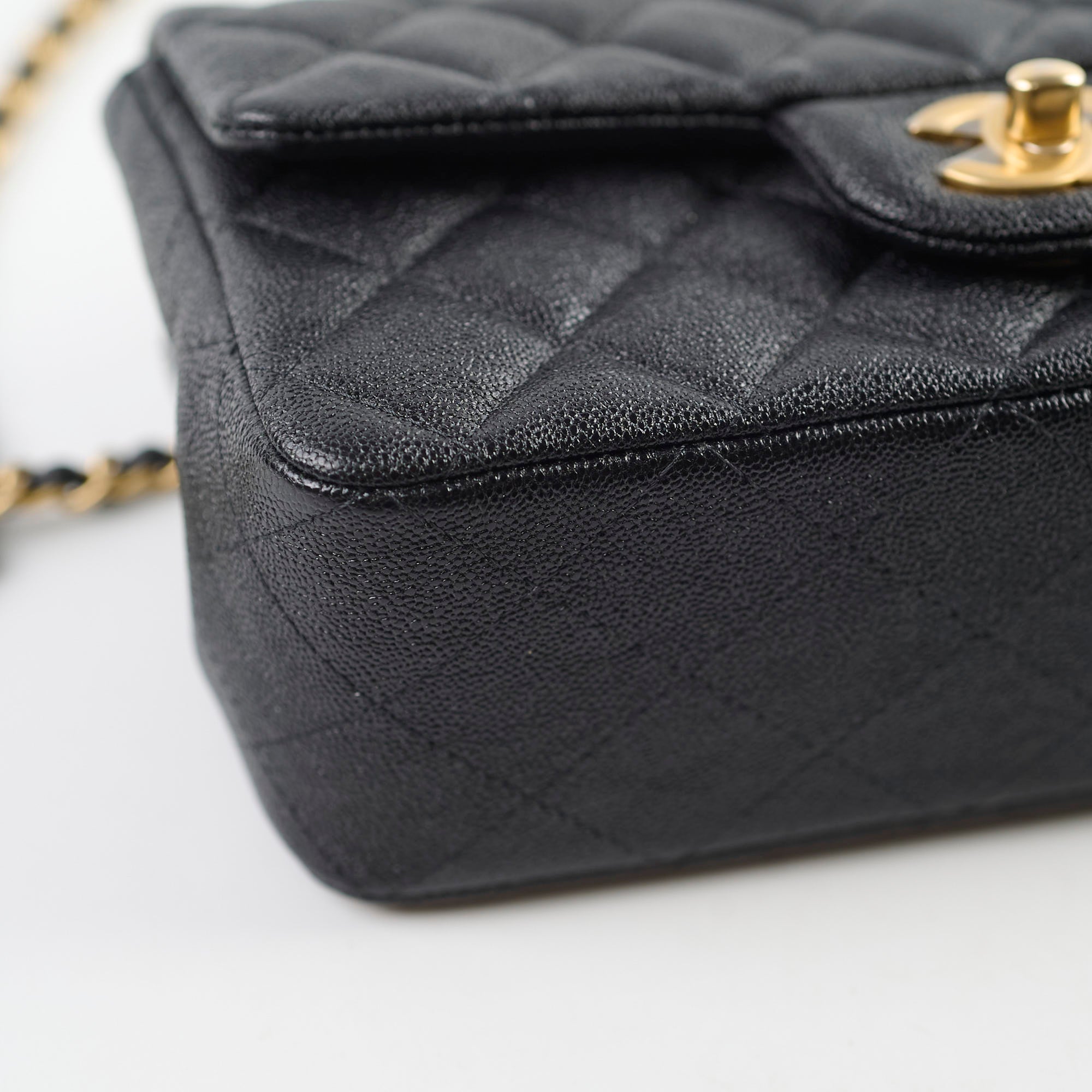 Chanel Caviar Leather Rectangular Top Handle Bag Black 31 Series - Luxury Handbag for Women, Perfect for Work, Parties & Everyday Use