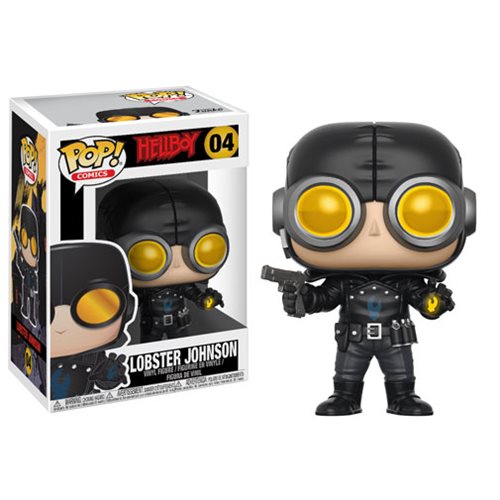 Lobster Johnson Pop! Vinyl Figure - Hellboy Series #04 - Collectible Comic Book Character for Display & Gifts