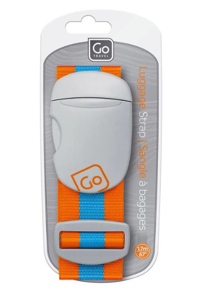 Go Travel Luggage Straps - Adjustable Suitcase Belt for Secure Travel - Perfect for Airports, Train Trips & Vacation Packing