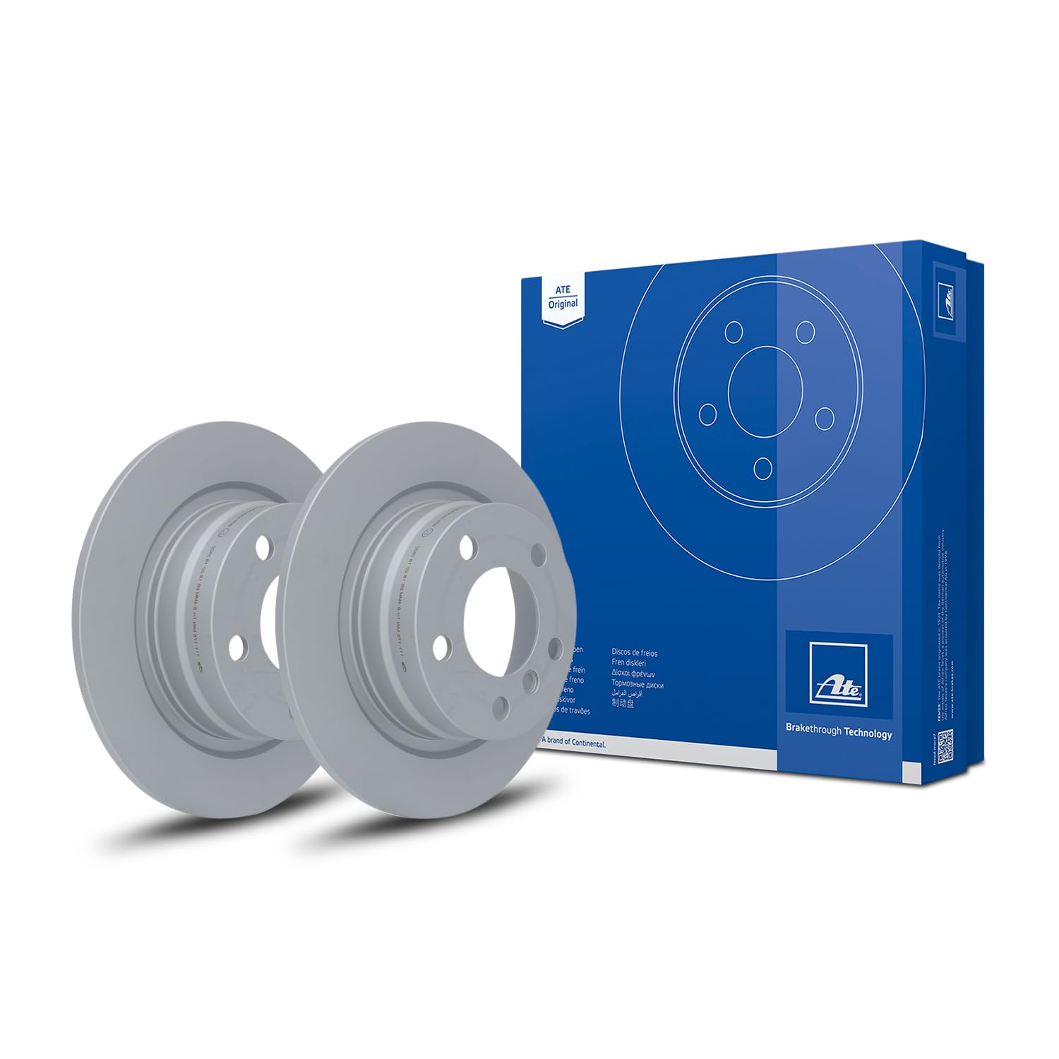 ATE 24.0111-0175.1 Brake Disc Rotors - High Performance Replacement for Smooth Braking | Perfect for Daily Commuting & Highway Driving