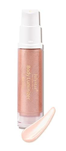 Julystar Liquid Body Highlighter - Full Body Illuminating Glow Drops for Face & Body, Shimmering Highlighter Makeup (02# Golden Glow) - Perfect for Beach Parties, Summer Vacations & Night Out Makeup