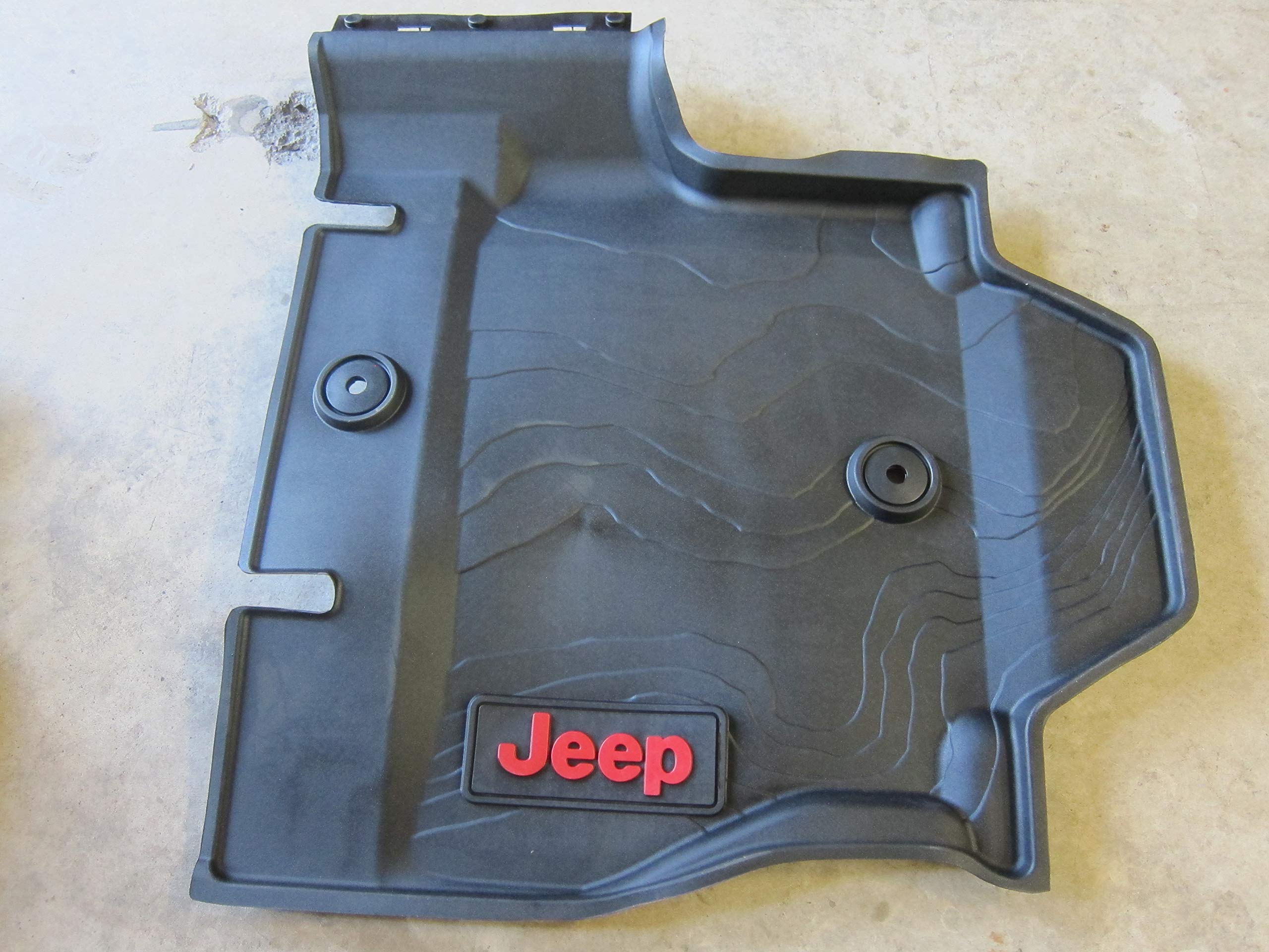 Premium Mopar Jeep Wrangler JL All-Weather Floor Mats Set - Heavy Duty Black Rubber Front & Rear Liners for 2018-2023 Models | Waterproof & Easy to Clean | Perfect for Off-Roading, Camping & Daily Driving