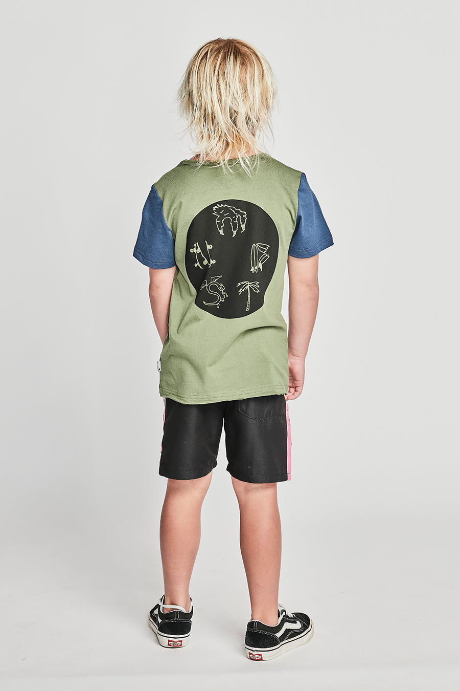 Boys Halloween T-Shirt - Munster Kids Creepy Olivine Graphic Tee for Costume Parties & Spooky Fun