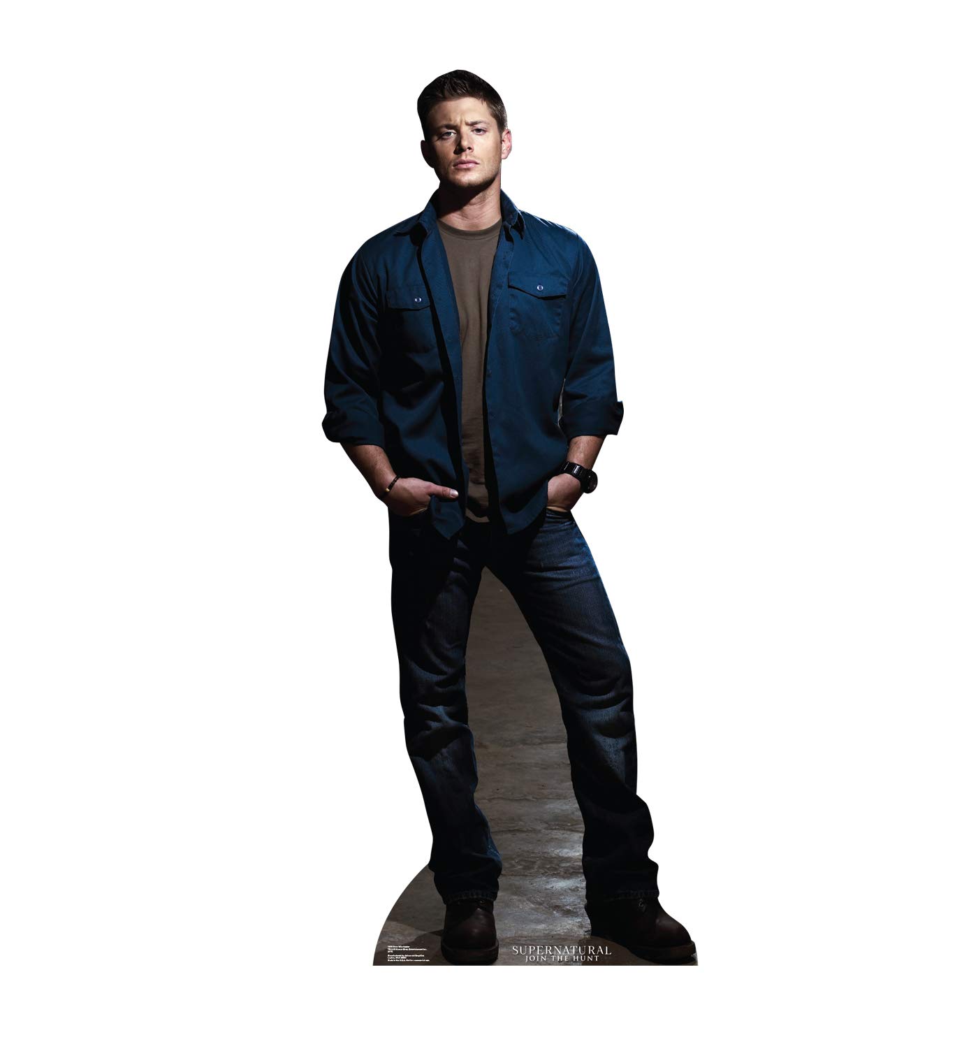 Dean Winchester Life-Size Cardboard Cutout Standee - Supernatural TV Show Collectible for Home Decor, Themed Parties & Fan Displays