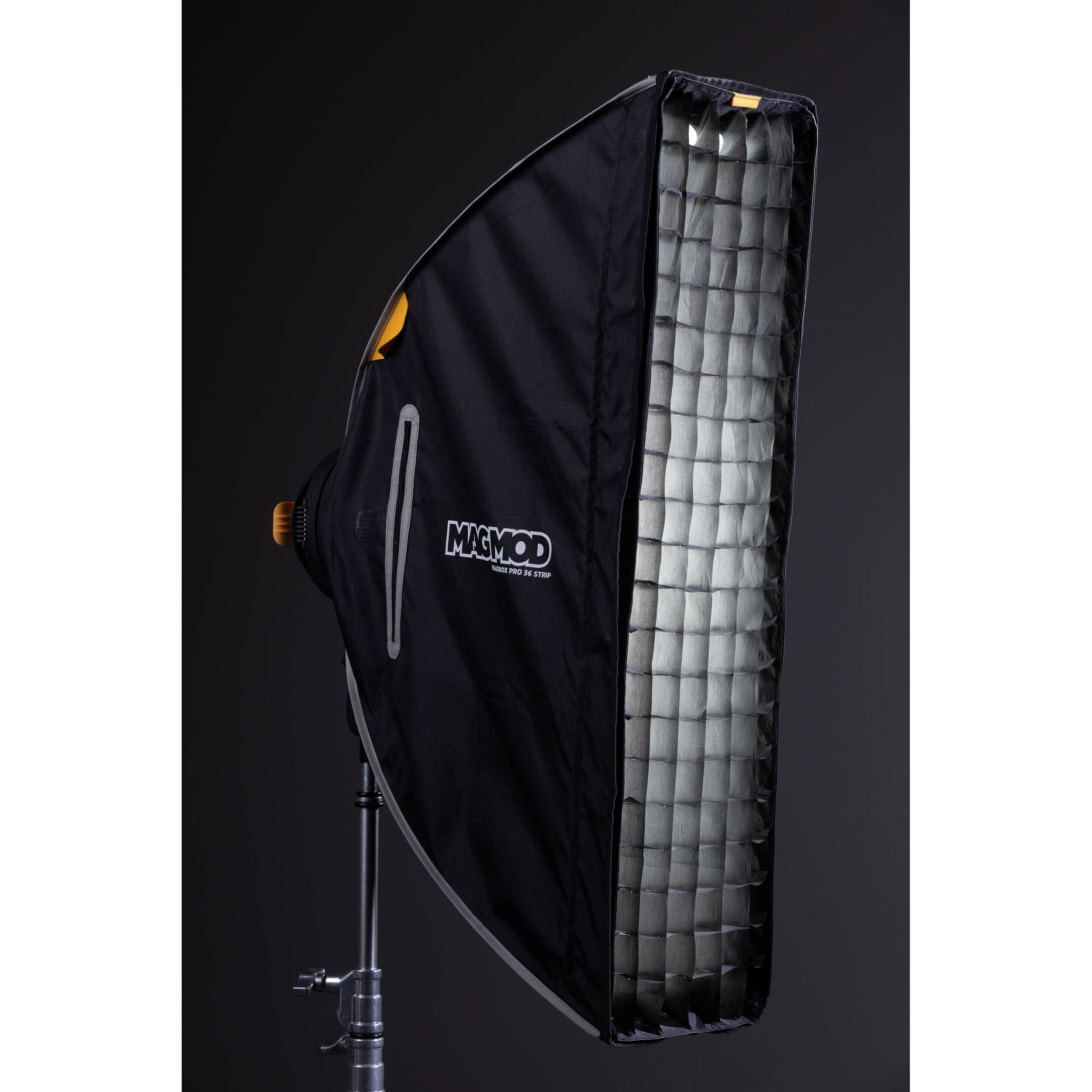 MagBox Pro 36 Strip Softbox with Honeycomb Eggcrate Grid - Professional Photography Lighting for Studio, Portrait & Product Shoots