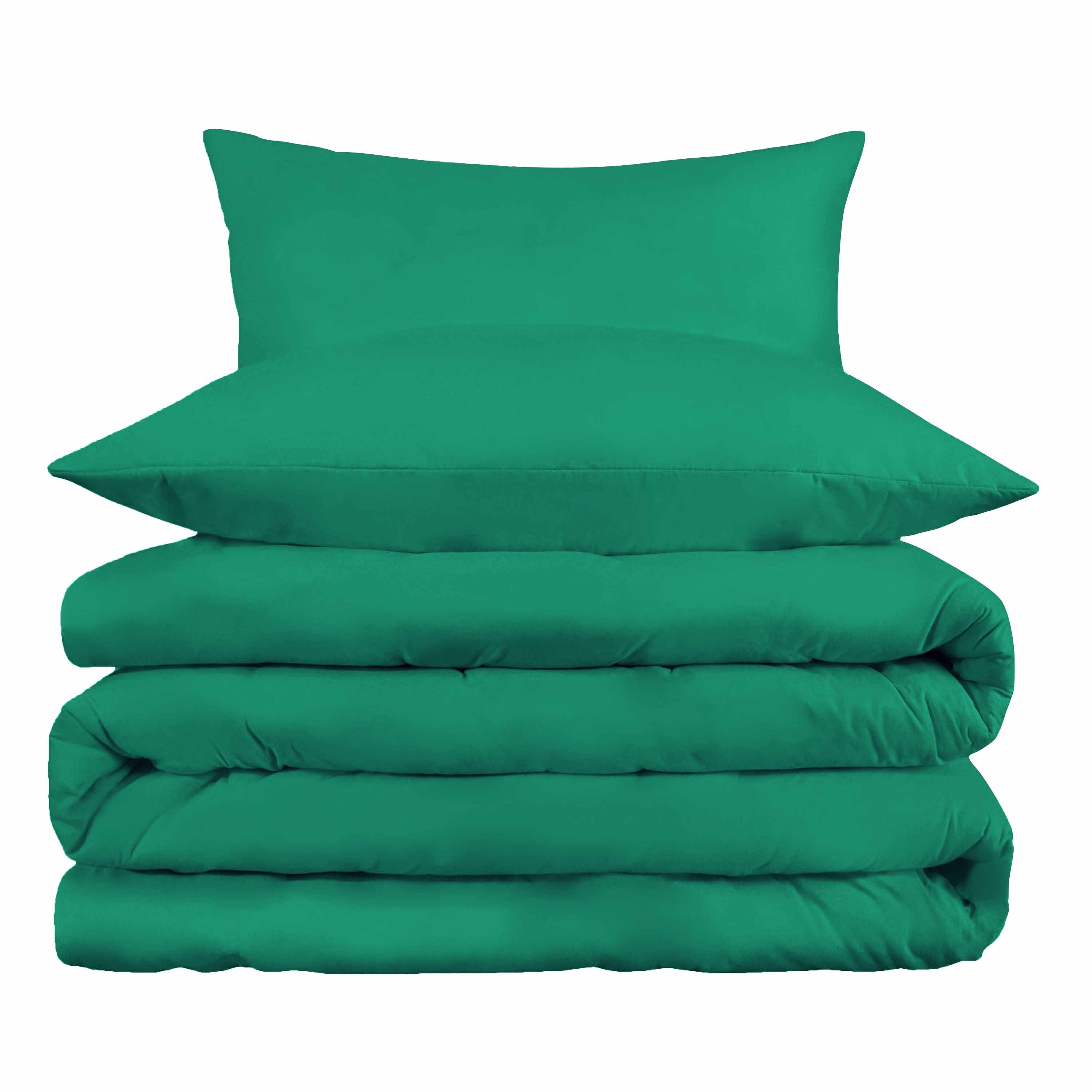 Premium 800 Thread Count Cotton Blend 3-Piece Duvet Cover Set - Soft, Breathable Bedding for Luxury Comfort - Perfect for Master Bedrooms, Guest Rooms & Hotels