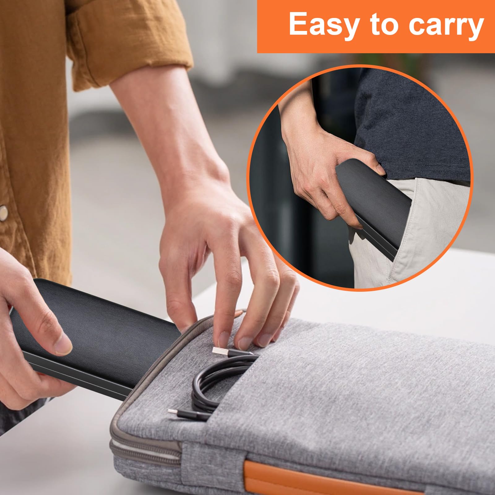 Durable Hard Shell Eyeglass Case with Microfiber Cleaning Cloth - Protective Glasses Storage for Men & Women - Perfect for Travel, Work, and Everyday Use