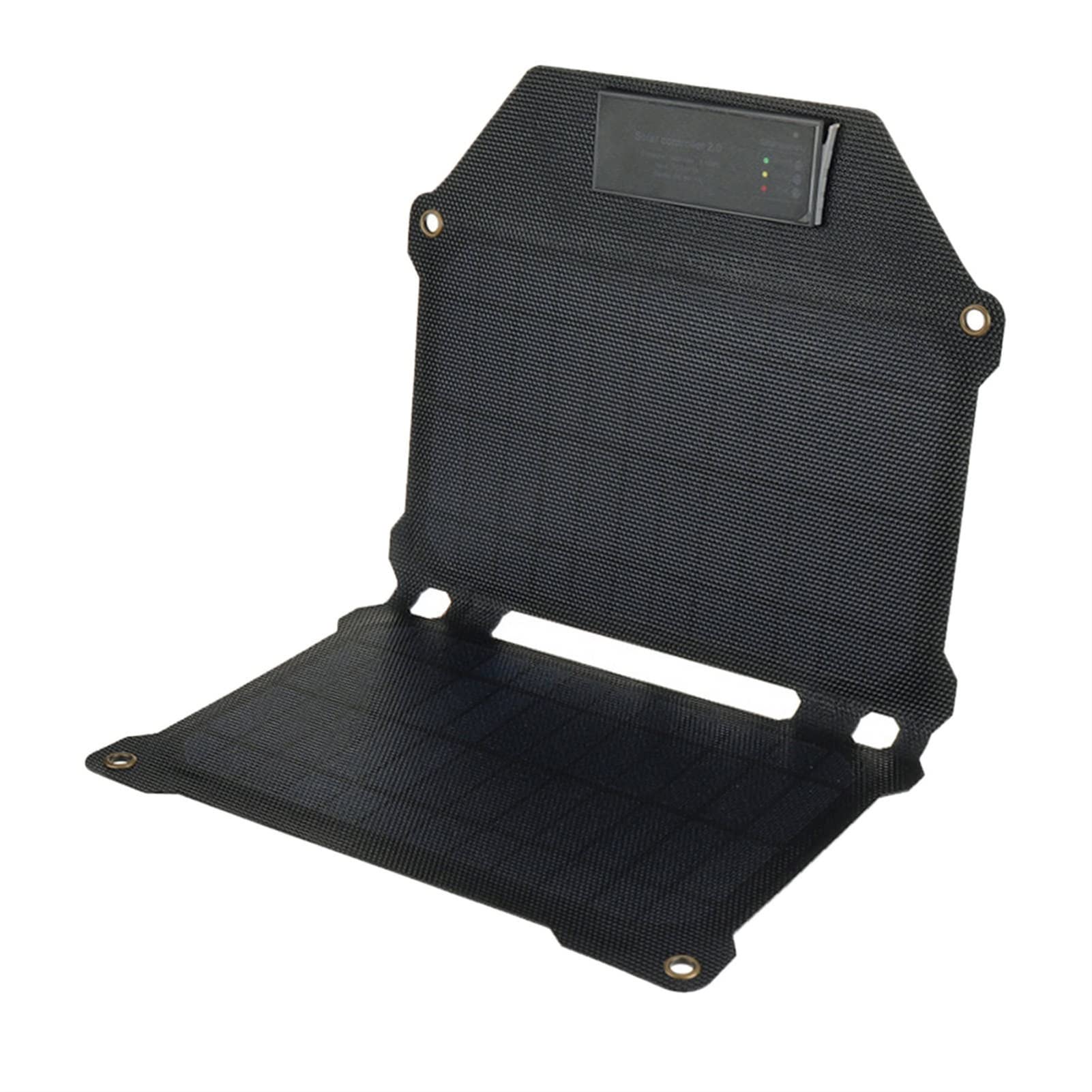 20W 5V Solar Panel Charger with USB Port - Portable Outdoor Solar Battery Charger for Phones, DIY Solar Module with Carabiner Clip - Perfect for Camping, Hiking & Emergency Power Backup