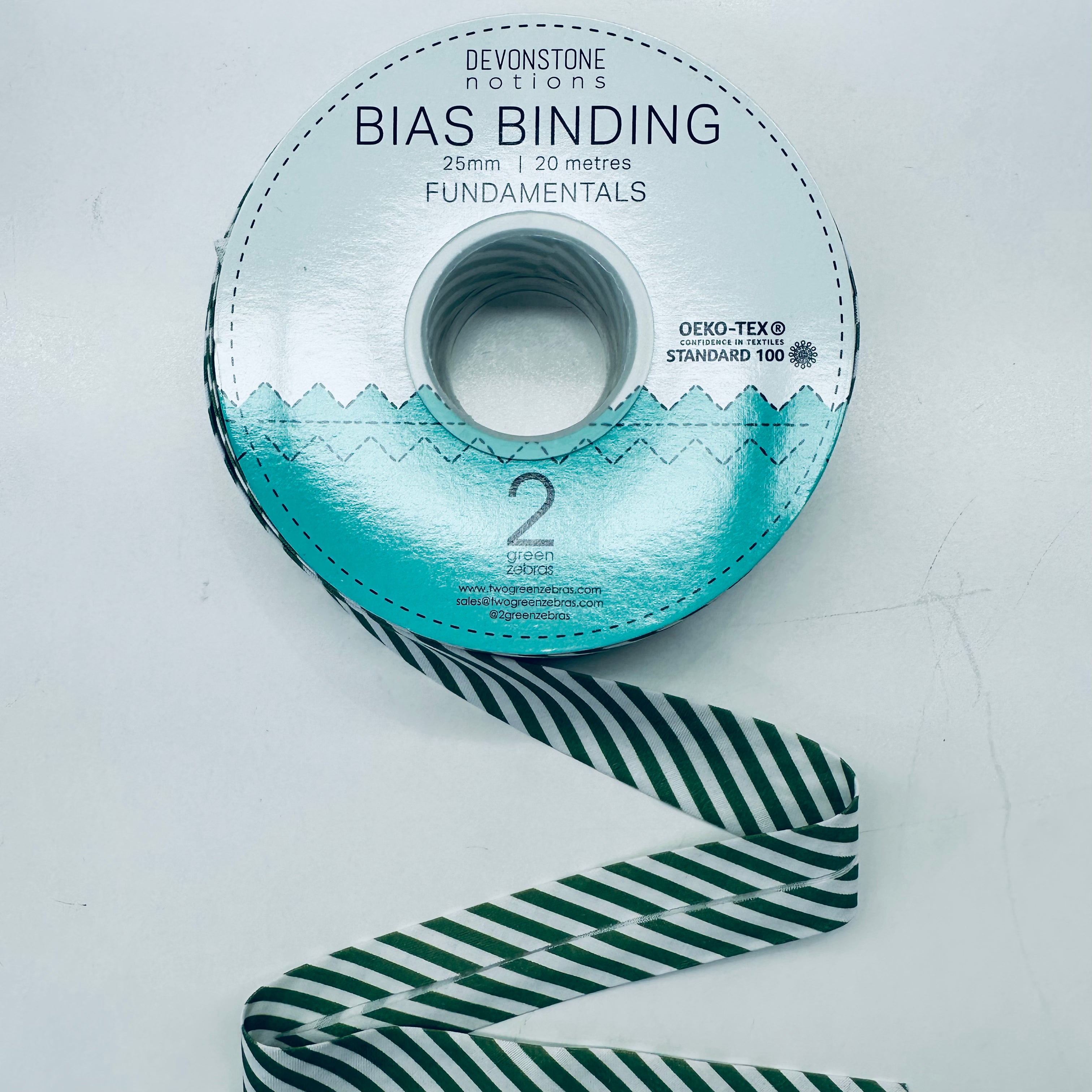 Premium 1 Inch (25mm) Crocodile Stripe Bias Binding Tape - DVBB2875 for Sewing, Quilting & DIY Crafts - Perfect for Garment Edges, Home Decor & Scrapbooking Projects