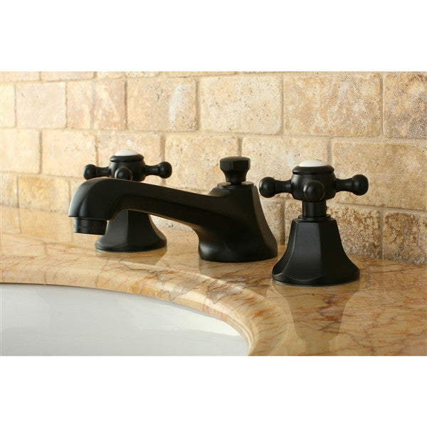 Modern Widespread Bathroom Faucet with Brass Pop-Up Drain - Perfect for Vanity Sinks, Powder Rooms & Guest Bathrooms